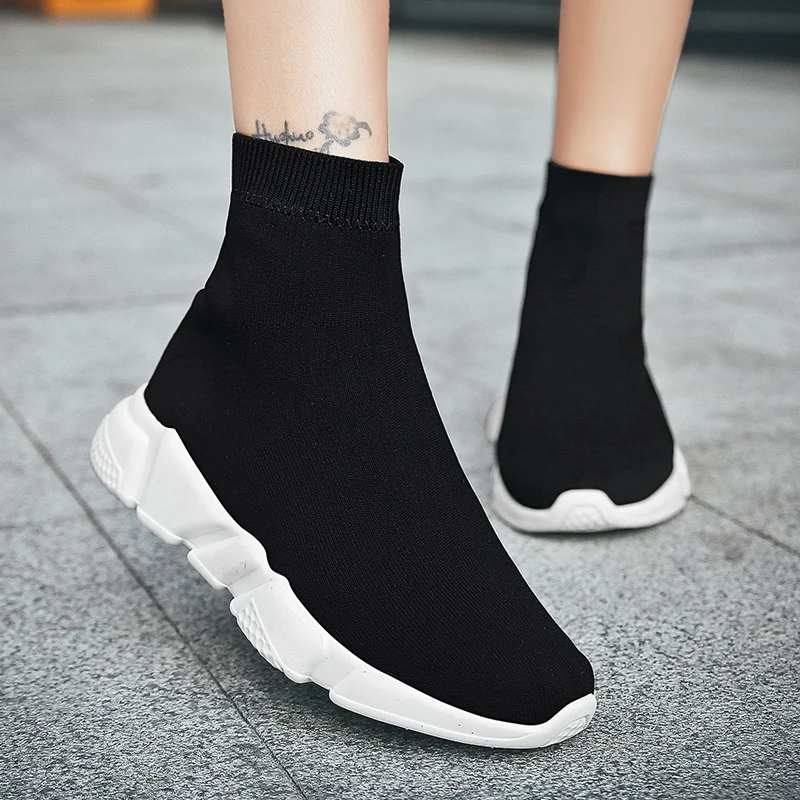 Summer Ladies Slip On Black Flats Woman Barefoot Shoe Unisex Men Footwear Spring