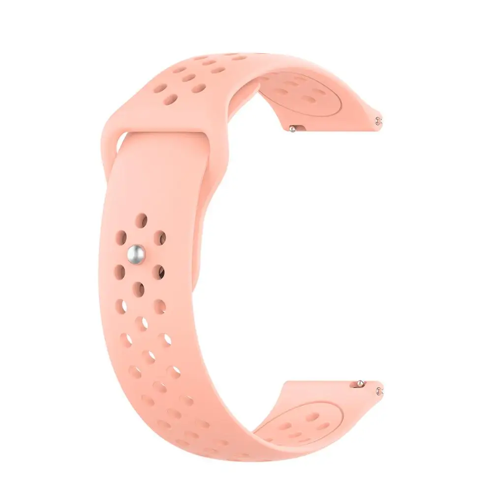 Soft pink Силиконовый ремешок для спортивных часов ремешок для Garmin Forerunner 245 245M 645 Vivoactive 3 Music Smart Watch Band Correa для Vivomove HR - Цвет: Soft pink