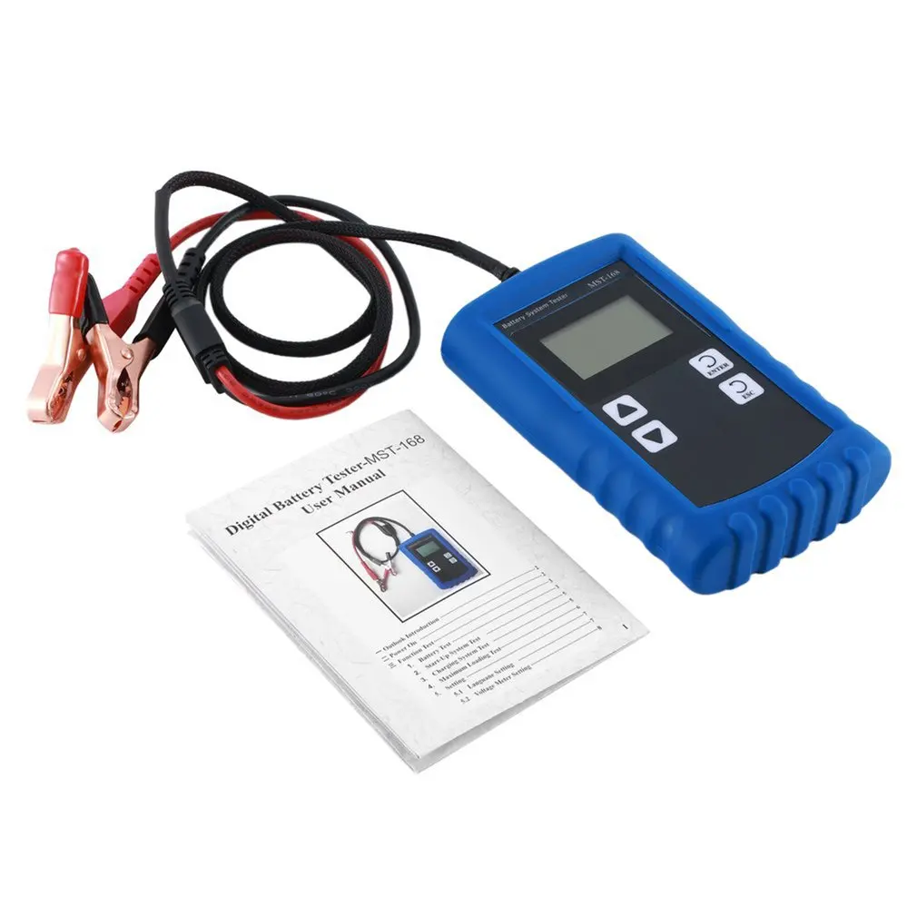 

MST-168 Digital Battery Tester Accuracy Battery Analyzer Automobile Vehicle Battery Capacity Diagnostic Tool Testing Meter CCA