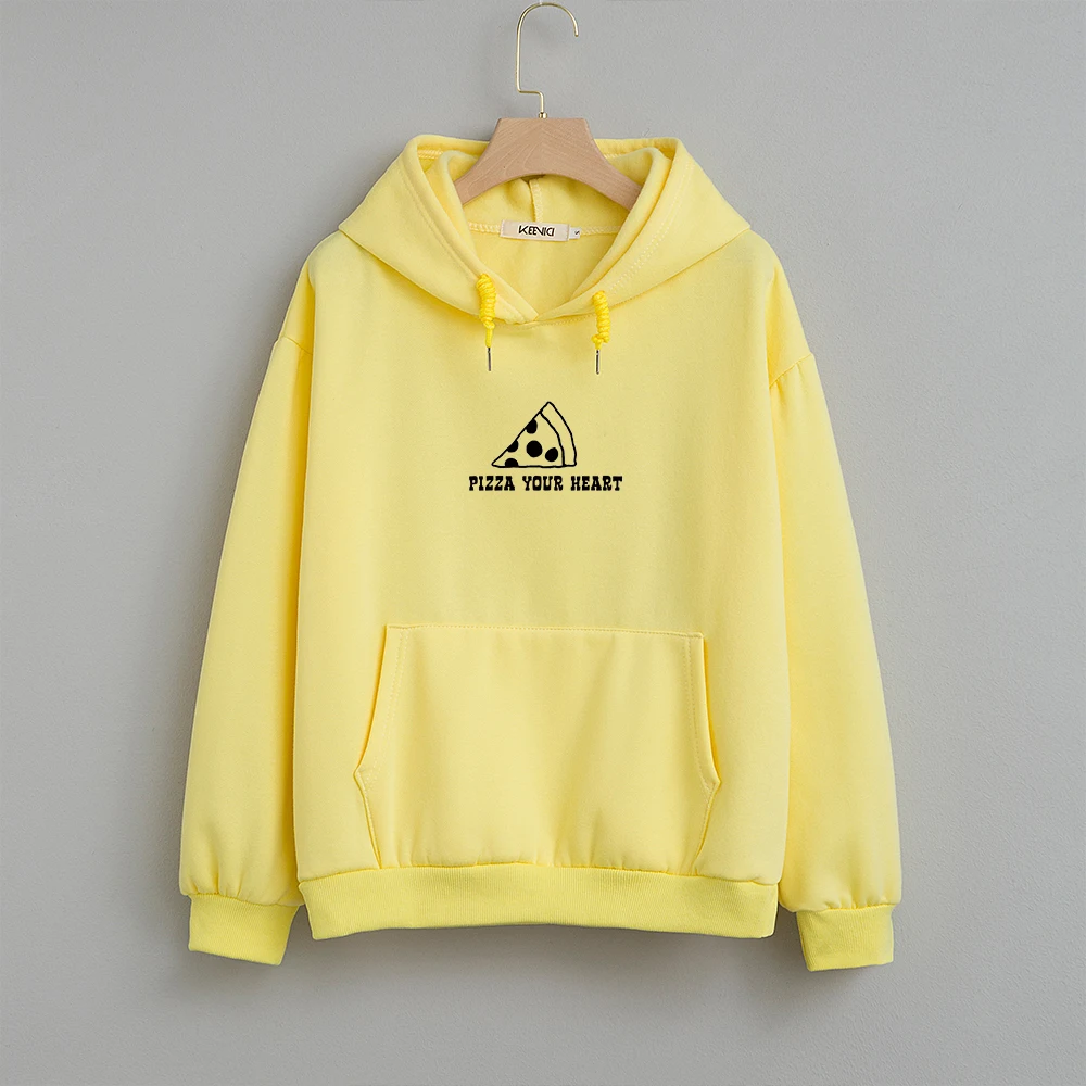 Kawaii Cartoons Graphics Printed Loose Hoodies Femmes Sweetshirts Fashions Women Sweatshirts Sisters Fun Hooded Streetwear Hoody