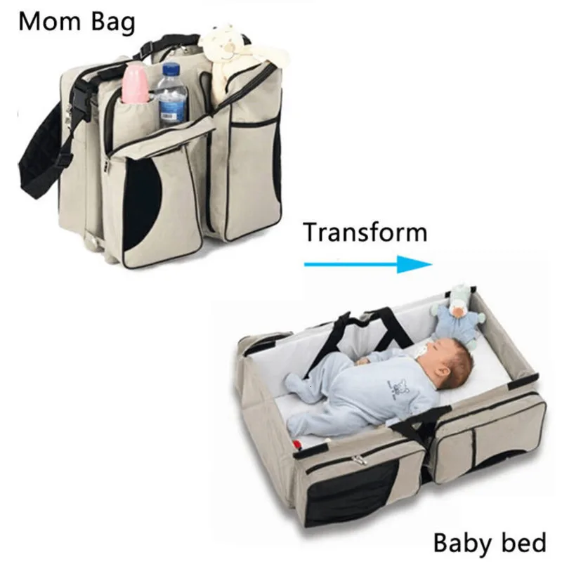 Многофункциональная портативная складная детская кроватка для путешествий