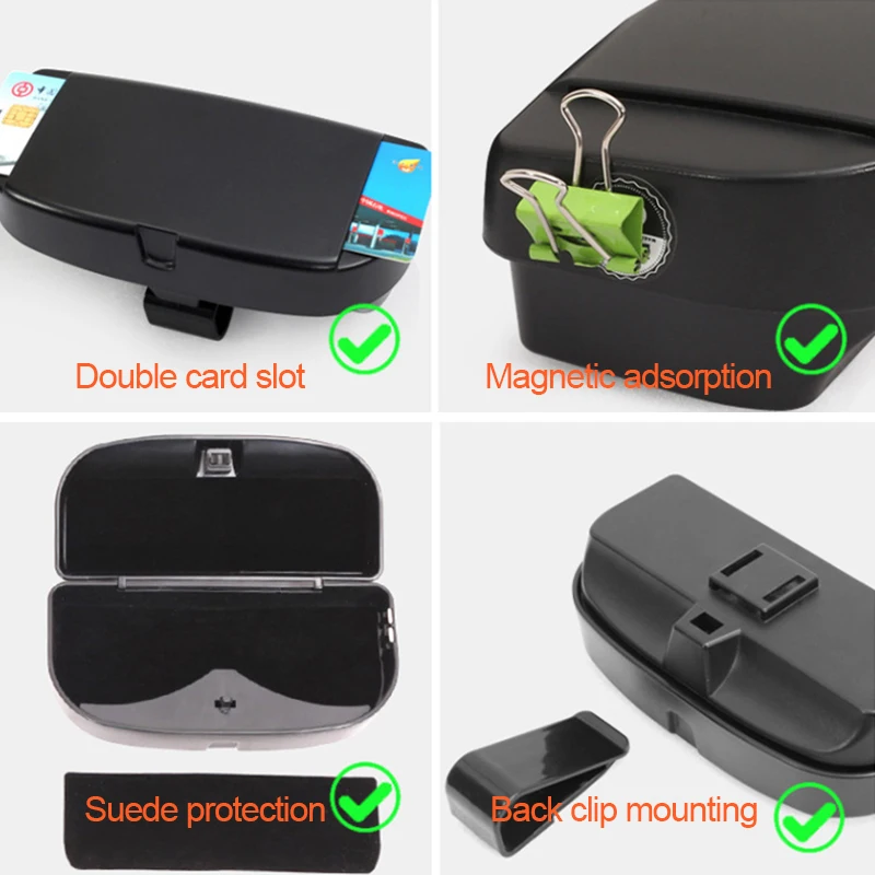 Автомобильный держатель для солнцезащитных очков Чехол автомобильный