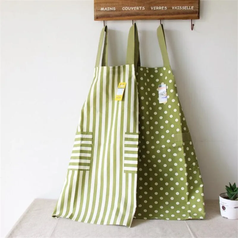 Новинка тканевый хлопковый в полоску волнистый водонепроницаемый фартук для