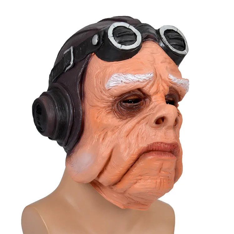 Звездные войны мандалорианская маска Ugnaught латексная для лица Хэллоуин опорный