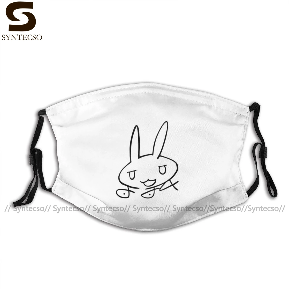 

Made In Abyss Mouth Face Mask Nanachi Signature Cut Out Facial Mask Lovely with 2 Filters Kawai Mask
