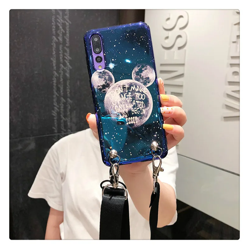 Милый Кот коготь планета Кроссбоди цепь ремень чехол для телефона для samsung galaxy note10 pro S10 Plus чехол s8 s9 Plus note8 note9 A8S A9S