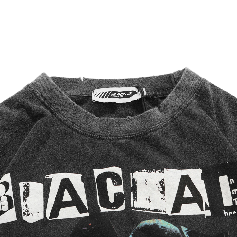 

Men's T-Shirt Full Sleeve Oversized Hip Hop Streetwear Cute Bear Print Harajuku Tshirt Autumn Cotton Casual T Shirt Clothing