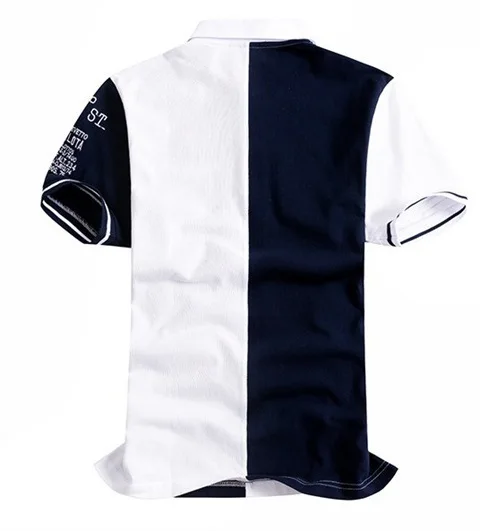 

Summer Golf men's air force No.1 color matching polo shirt slim and breathable cotton embroidery short sleeve oversize T-shirt