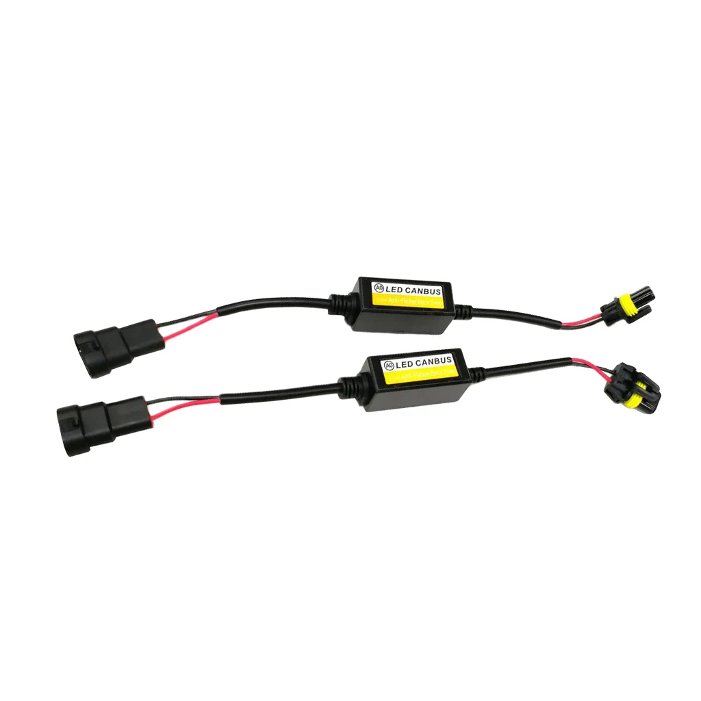 

2pcs HB4 9005 9006 LED Headlight Canbus Anti Flicker Resistor Decoder