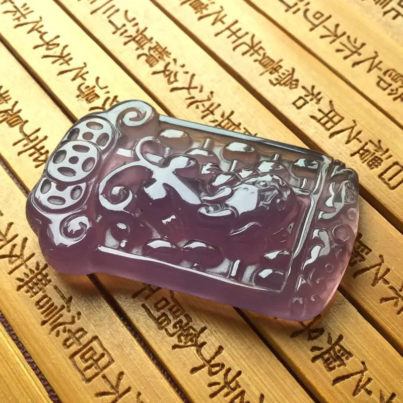 Натуральный император искусственный Агат инкрустированный квадратным кулоном