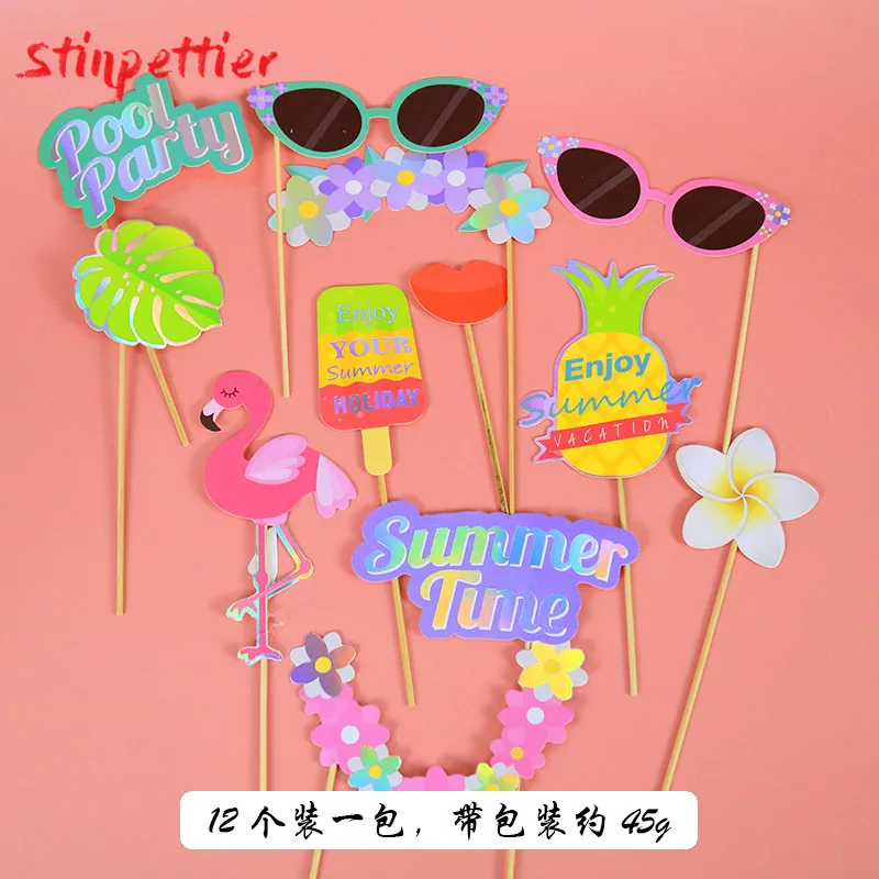 Реквизит для фотобудки золотой воздушный шар в форме звезды на день рождения