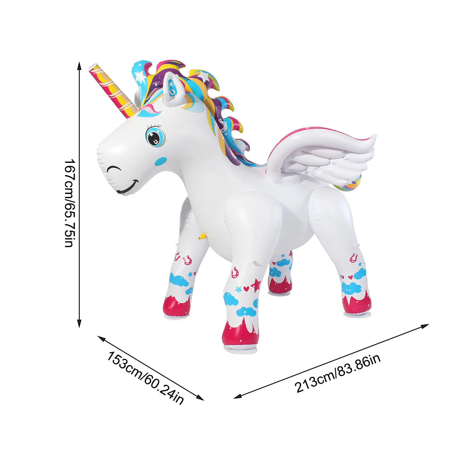 

Sprinkler Durable Inflatable Water Spray Toy for Children