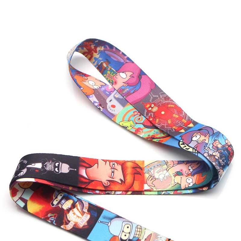 PC129 Futurama бейдж со шнурком ID Lanyards/Мобильный телефон Веревка/ключ нашейные ремешки Ремешки