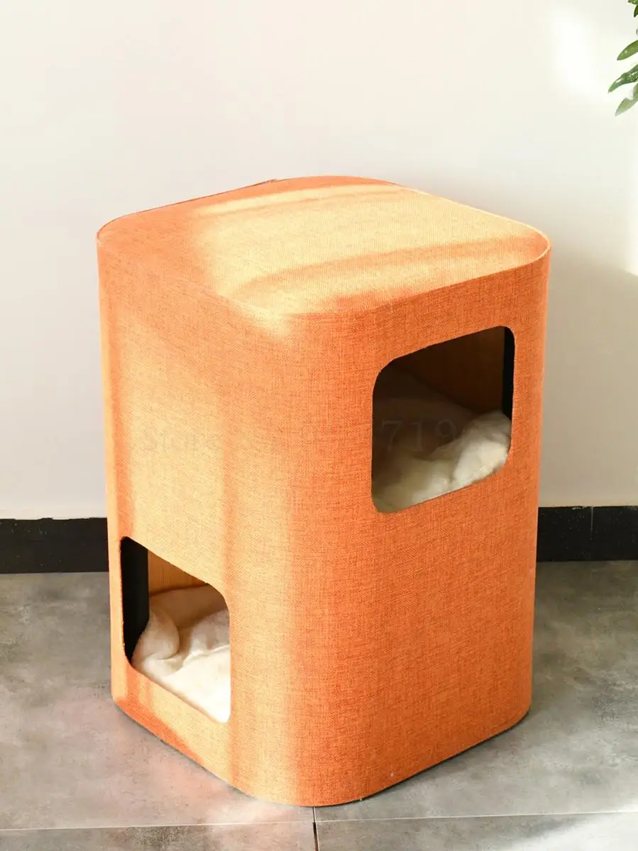 Четыре сезона гнездо для кошек со съемной подушкой диван табурет маленькая Рамка