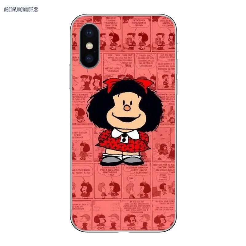 For Huawei P Smart 2019 G7 G8 P7 P8 P10 Plus P20 P30 Pro P9 Lite Mini 2017 Transparent Soft TPU Case Mafalda Phone Silicone | Мобильные