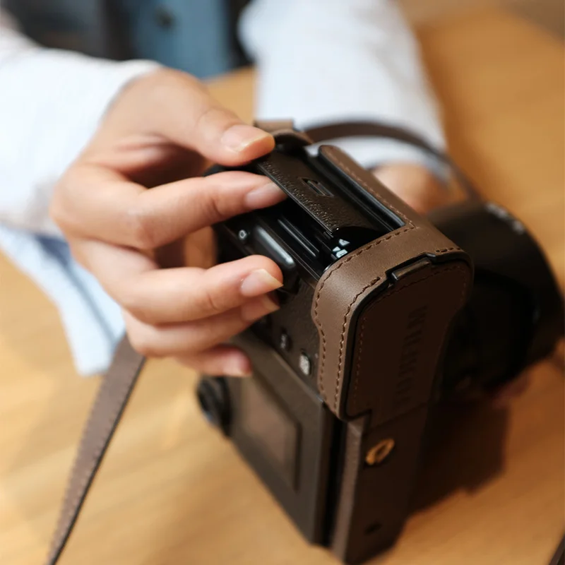 Кожаный защитный чехол для камеры Fuji X PRO3 xpro3 ручной работы из воловьей кожи|Сумки