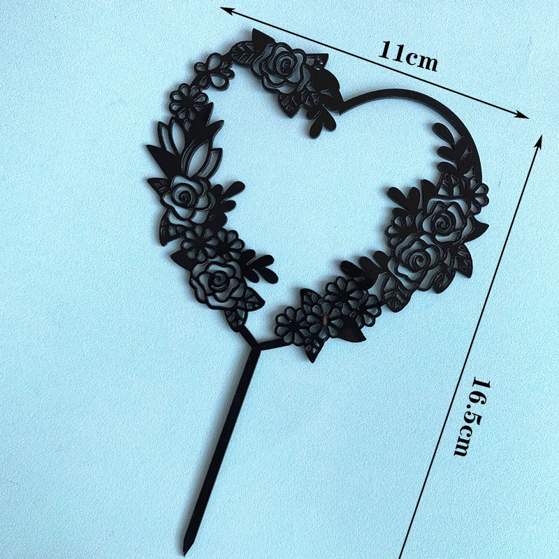 Высококачественная акриловая роза кружева в форме сердца фотообои