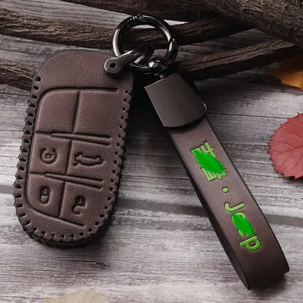 B1 Чехол для ключей Jeep Guide, чехол для ключей Jeep Liberty Freedom Grand Commander Grand Cherokee - Название цвета: B1