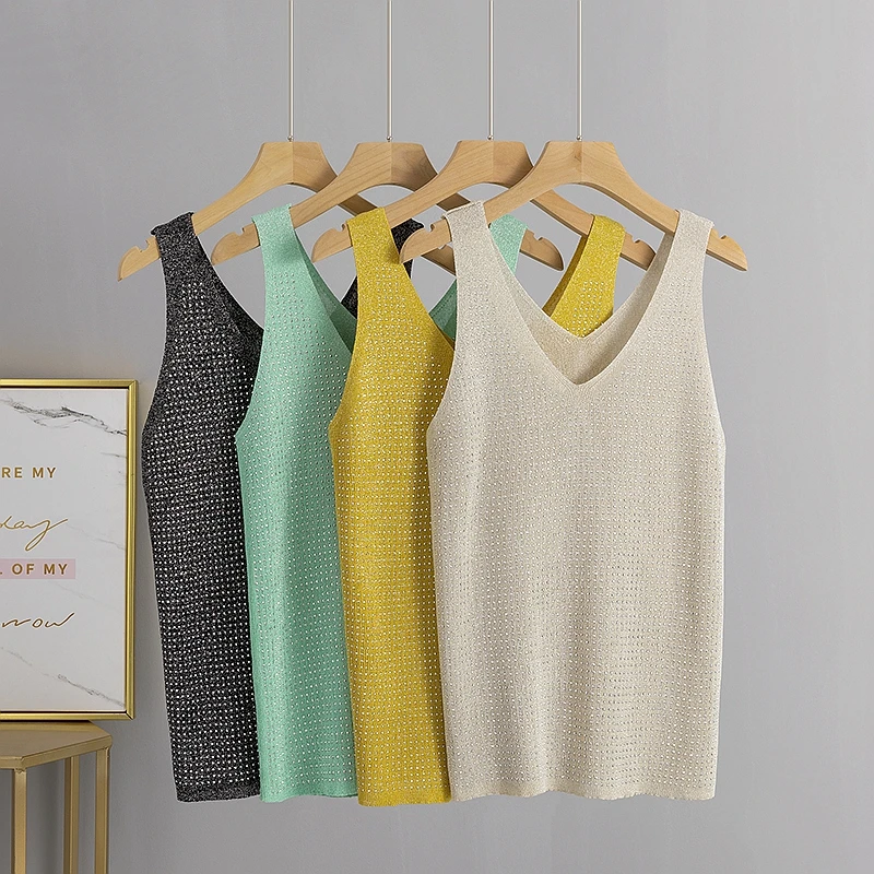 BYGOUBY Базовая однотонная Летняя женская майка трикотажная футболка топ клубный