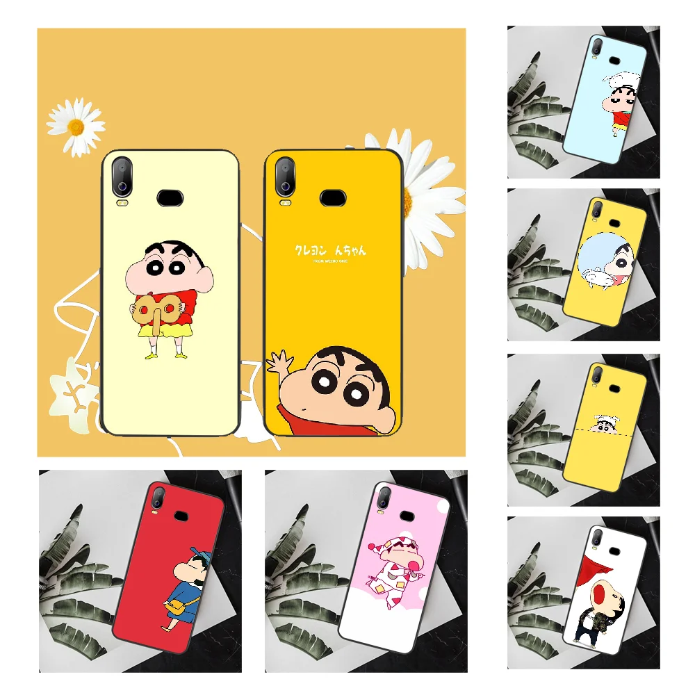 Японский мультяшный чехол NBDRUICAI Crayon Shin chan для телефона Samsung A10 A20 A30 A40 A50 A70 A71 A51 A6 A8