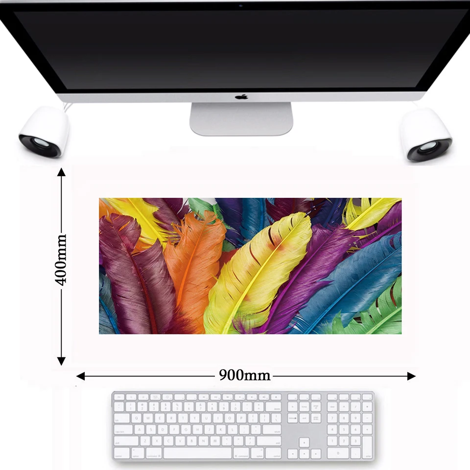 900*400 мм Большой персидский тканый коврик для мыши в ретро стиле нескользящий