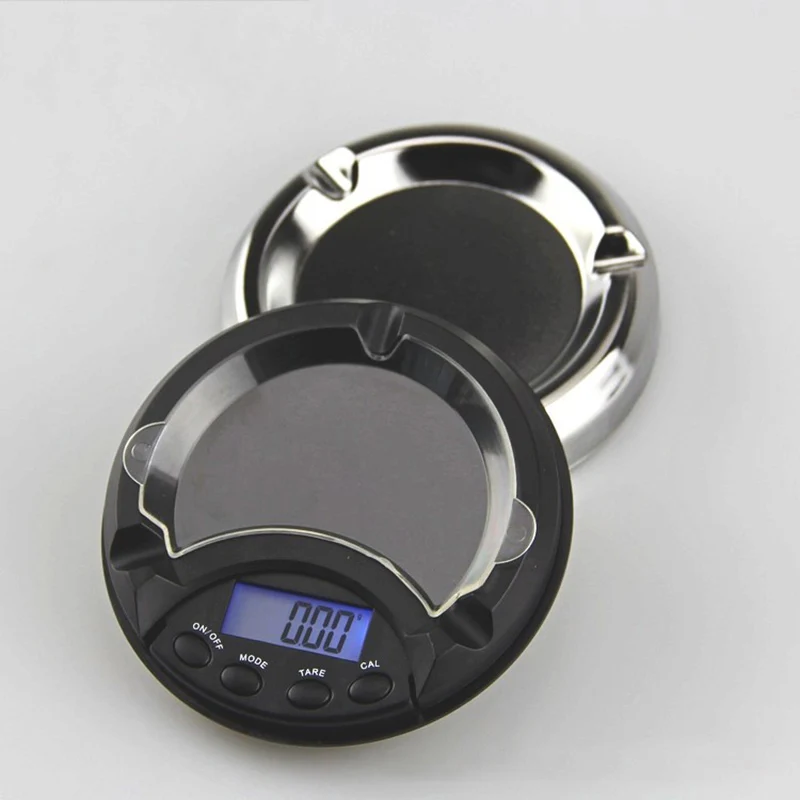 High precision 0.01g Pocket Digital Scale Jewelry Gold Balance Weight Gram LCD weighting Electronic Scales Ashtray shape | Дом и сад
