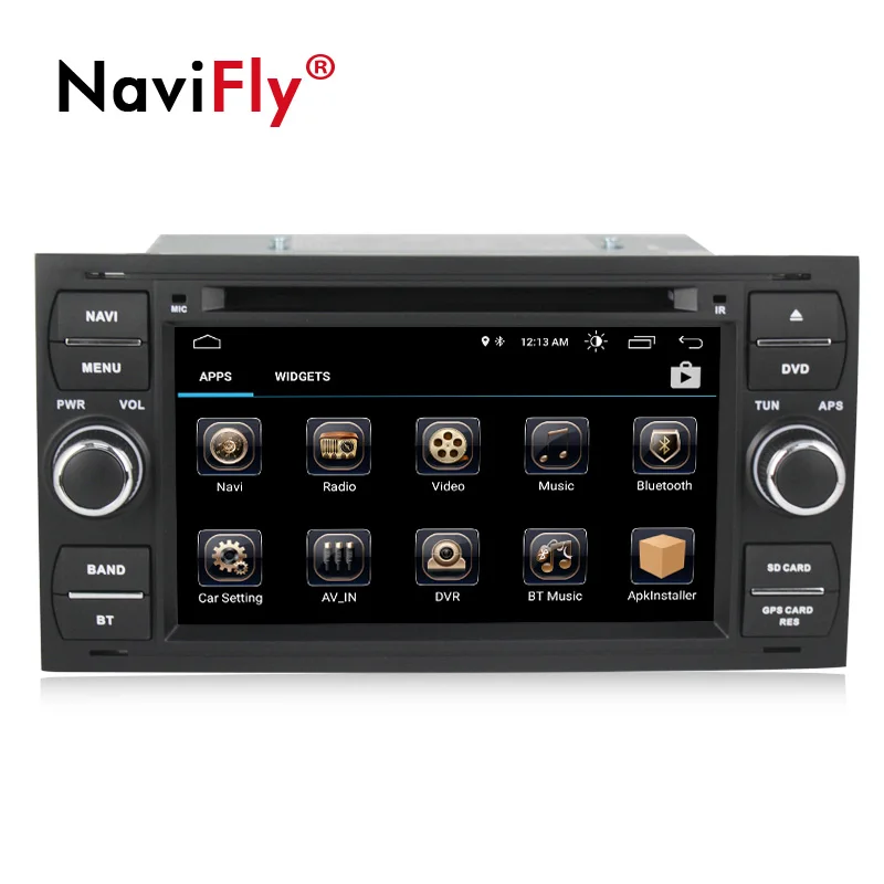 Android 9,0 Автомобильный мультимедийный DVD плеер для Ford Focus Kuga транзит с WI-FI BT gps навигации радио TDA7851 3g