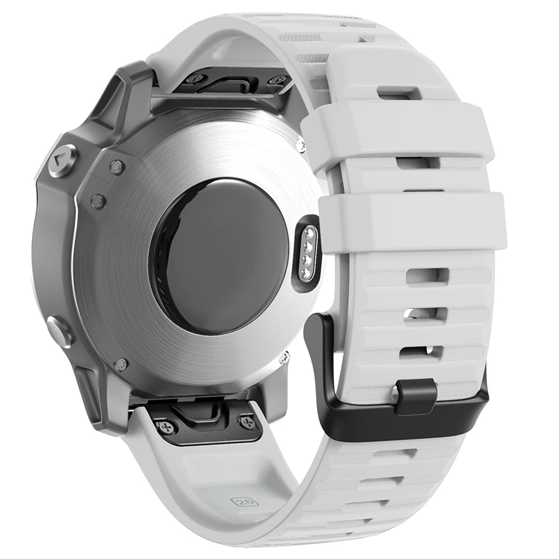 26 мм силиконовый отлично подходит для ремешок часов Garmin Fenix 6x 6 электронных