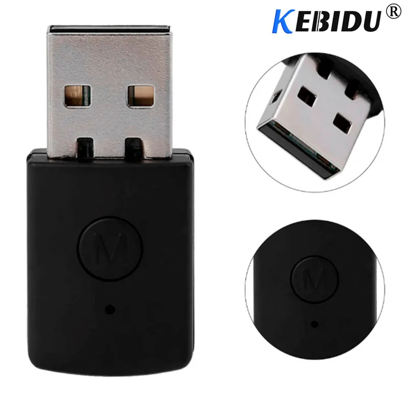 kebidumei 3.5mm Bluetooth 4.0 EDR USB Dongle Adapter for PS4 Stable Performance Headphones | Компьютеры и офис