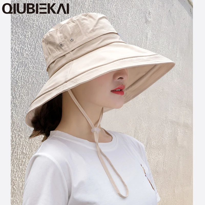 Летняя модная женская шляпа с защитой от УФ-лучей простые женские складные