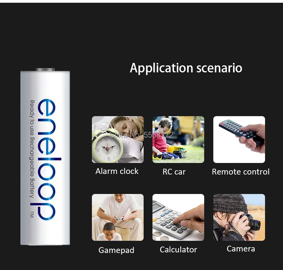 6 шт. 100% Panasonic Eneloop аккумуляторные батареи AAA 800 мАч 1 2 в Ni-MH камера Фонарик Игрушка