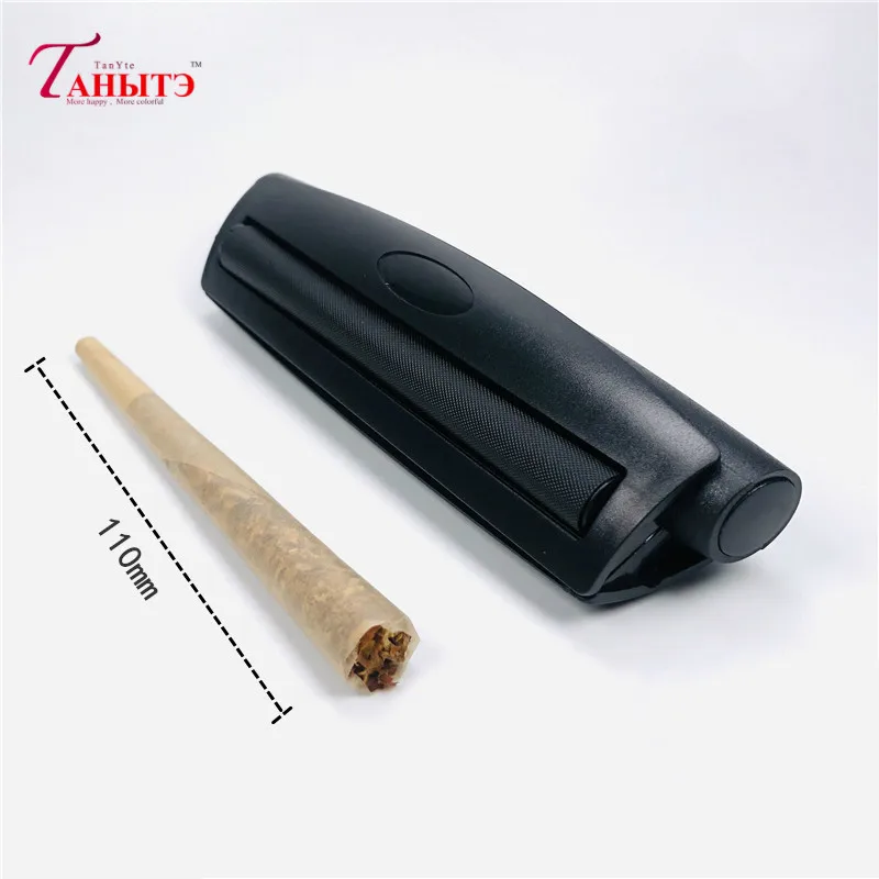 

110mm Portable Cigarette Rolling Machine Joint Cone Roller Manual tobacco Smoking Rolling Papers for rolling paper weed herbs