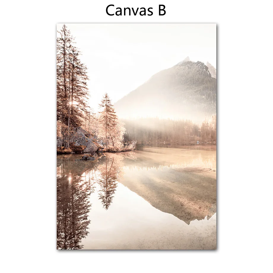 

Настенный постер "Утренний туман" Gotinkart