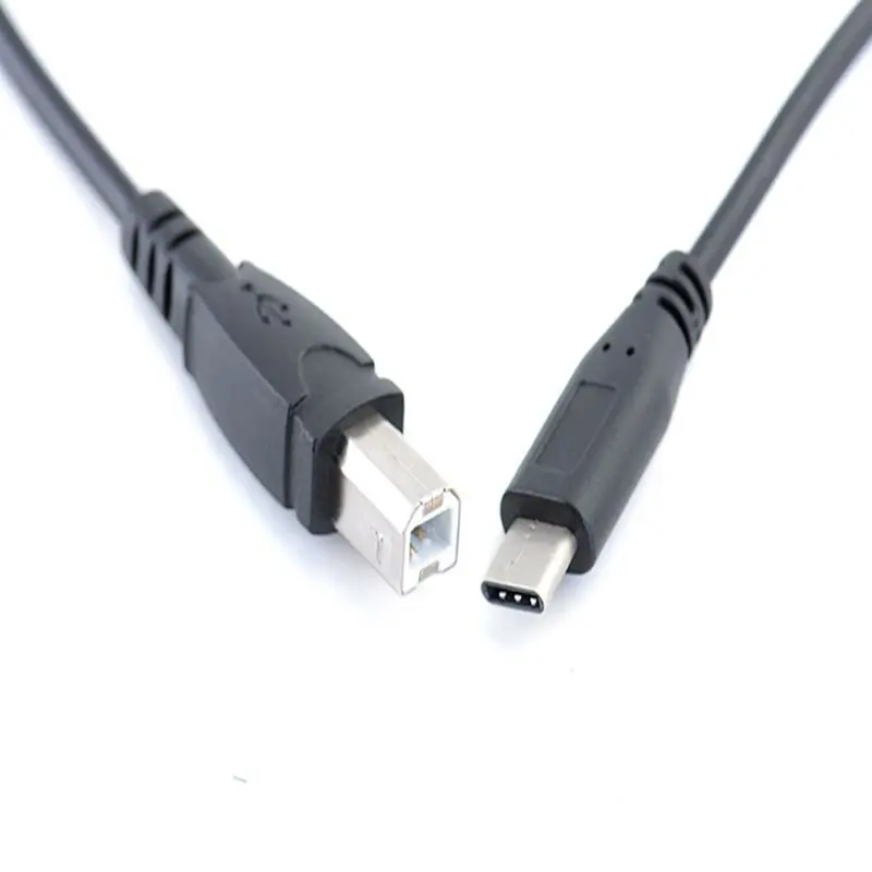 Тип C разъем для USB B 2 0 Мужской кабель передачи данных Портативный лазерный