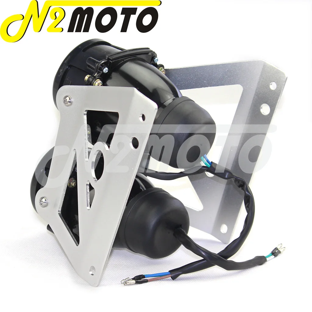 Двойной Спорт двойной светильник Мотоцикл головной проектор передняя лампа