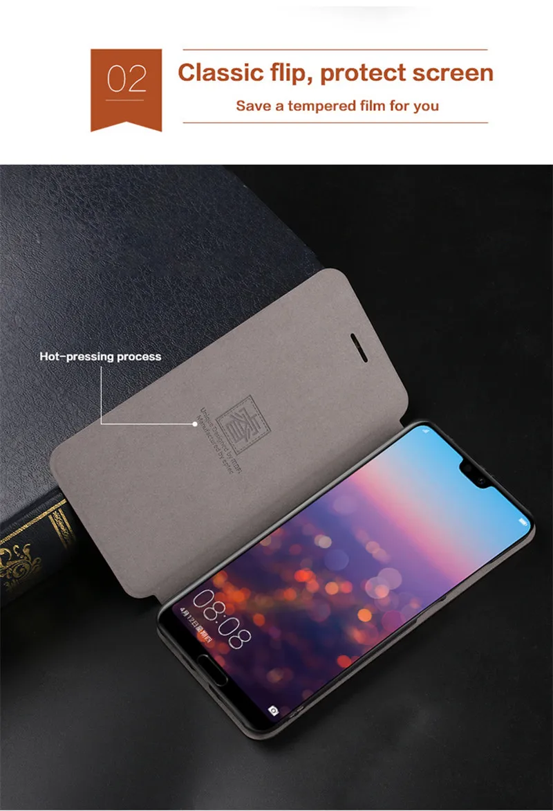 Чехол MOFI для huawei P30 P20 Pro Чехол для Honor play Флип из искусственной кожи чехол тонкий силиконовый чехол для huawei Honor v20 9 8X10 Чехол