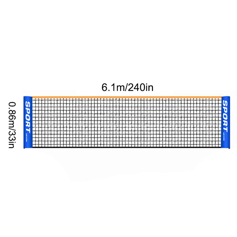 

Portable PETG Tennis Net Outdoor Professional Sport Training for Playground