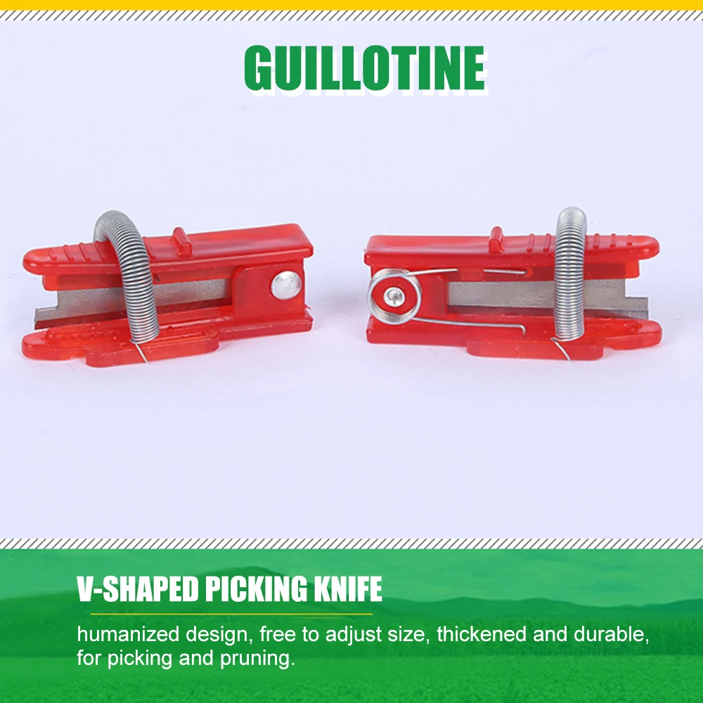 

Agricultural Picking Equipment Fruit Picking Device Safe Fruit Blade Tool Pinch Peppers Beans Vegetable Guillotine Cutting Blade