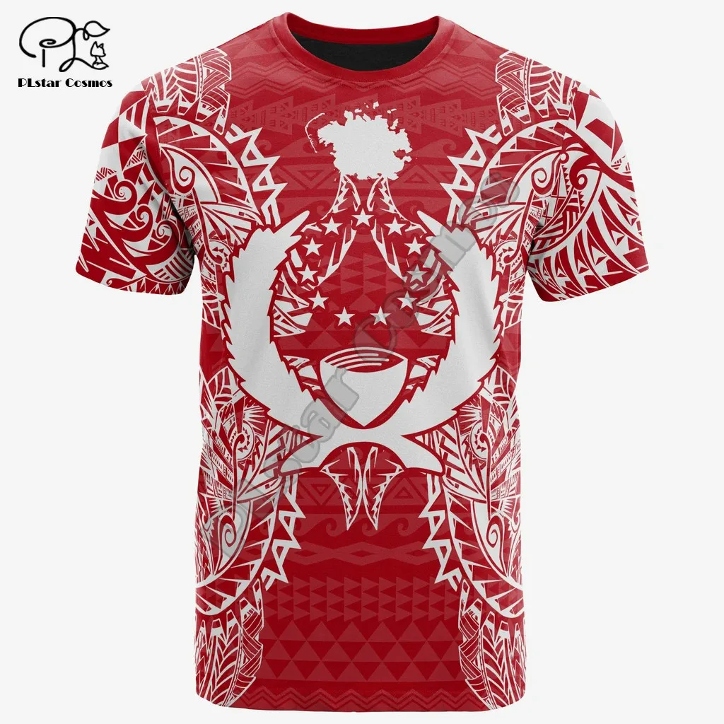 

2021 venta caliente de las mujeres de los hombres camiseta de manga corta isla tribal tatuaje retro verano ropa de calle cultura