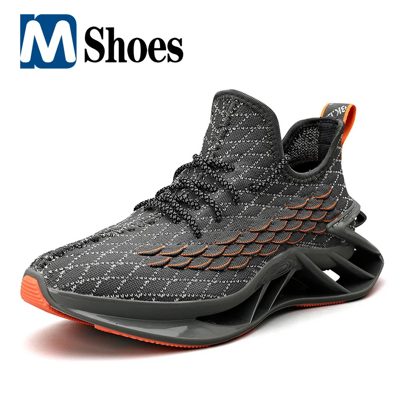 

Breathable Mesh Men's Shoes Mens Casual Sneakers Fashion Off White Jogging Shoes Comfortable Male Running Shoes for Men 39-45
