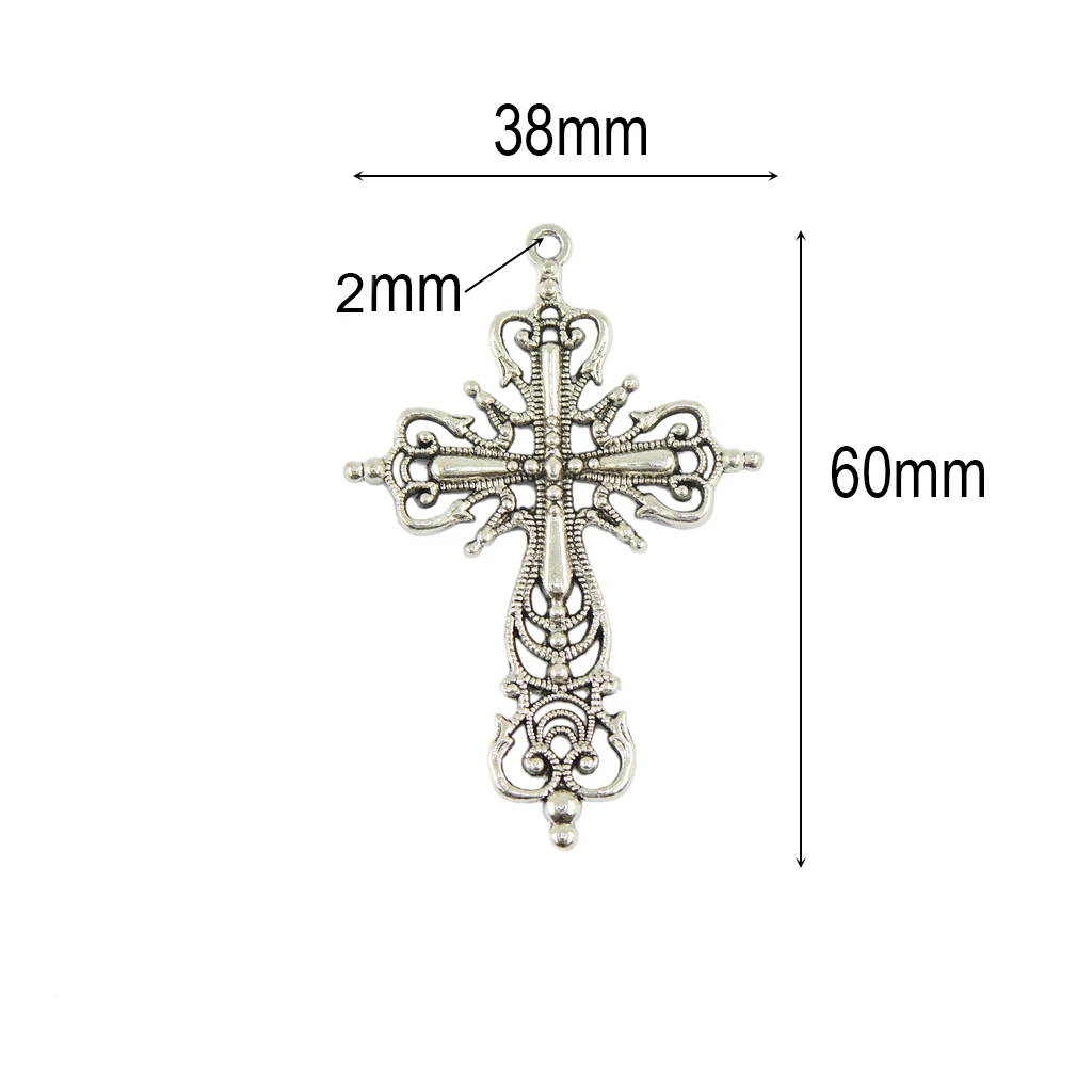 Ожерелье из металлического сплава в античном стиле 6 шт. 60 мм 2 4 дюйма | Украшения и