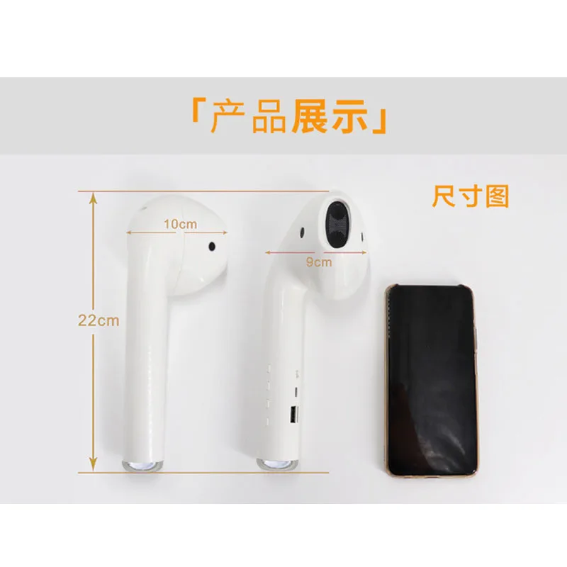 Забавная большая гарнитура Дизайн Bluetooth динамик крутой подарок Беспроводная