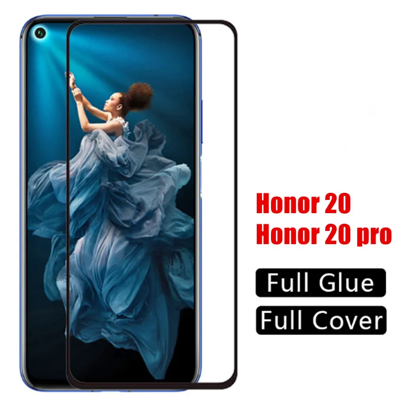 

2pcs Protective Glass For Honor 20 pro honor 20pro Safety Screen Protector on huawei honor20 honor 20 Full Cover Tempered Glass