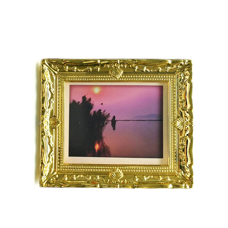 Миниатюрные настенные картины для кукольного домика картина маслом гостиной