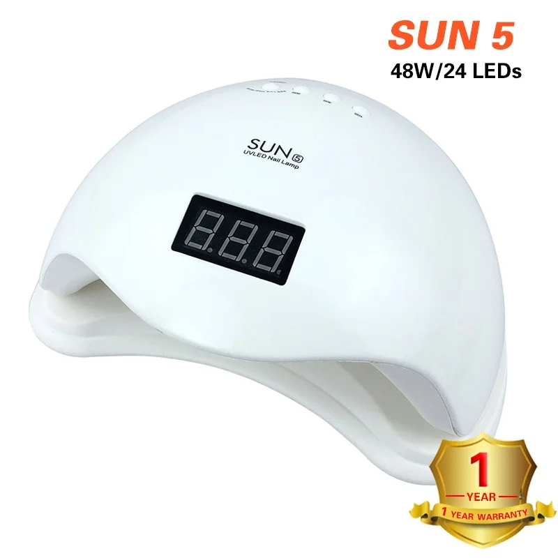 48W White 90 Вт SUNX7 плюс двойной светильник Светодиодный УФ лампа Сушилка для ногтей для гель-лака ЖК-дисплей с таймером установка умный ИК-датчик - Цвет: 48W White