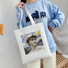 2021, модная женская сумка-шоппер, дешевая милая сумка на плечо с графическим рисунком, женские сумки k-pop, новинка, сумка y2k, винтажная Холщовая Сумка для копирования