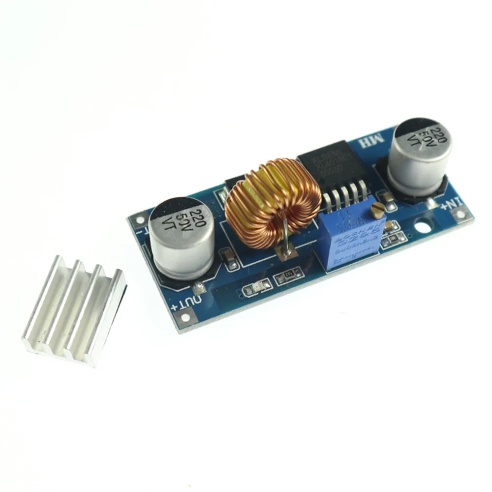 5A XL4015 DC 4 38V до 1 25 36V 24V 12V 9V 5V Шаг вниз Регулируемый Питание модуль светодиодный