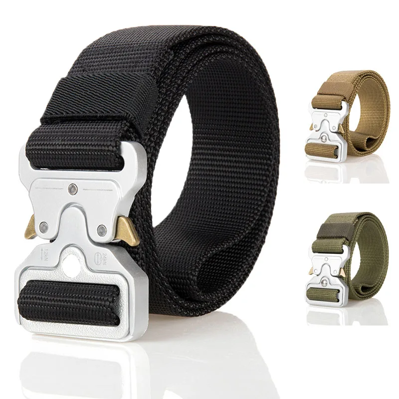 

Нейлоновый тактический ремень для мужчин и женщин, многофункциональный боевой пояс для отдыха на открытом воздухе, охоты, морской пехоты