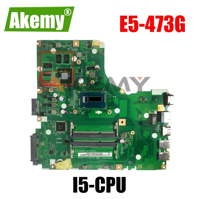 

Для ACER LA-C431P E5-473G TMP248 материнская плата E5-473 I5-CPU 100% Тесты ок материнская плата