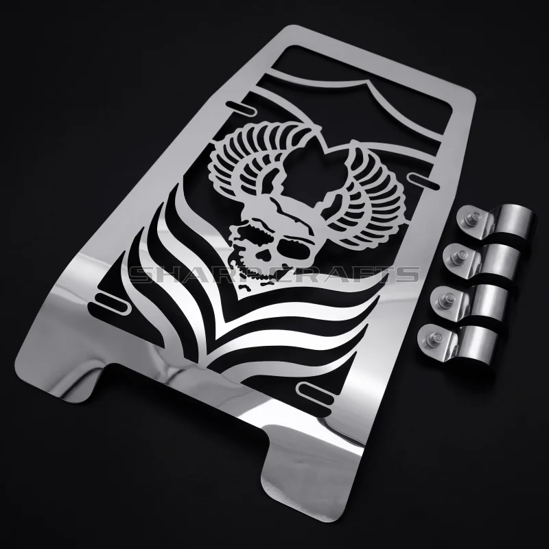 Защитная крышка для радиатора и гриля мотоцикла в виде черепа YAMAHA Drag Star XVS1100 Classic